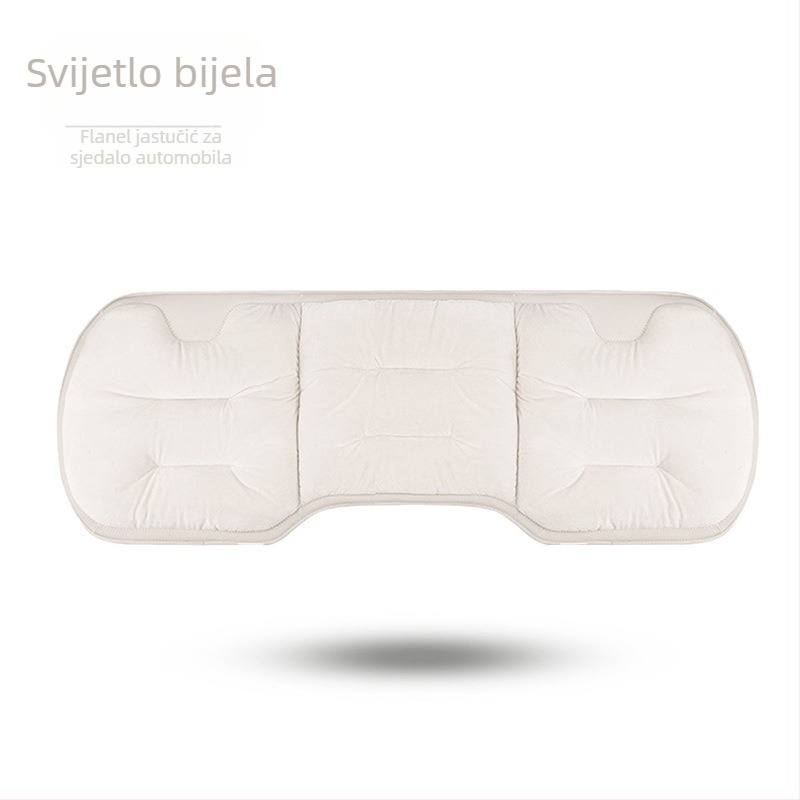 Jastučić za sjedalo automobila - površina: vunasta pletena tkanina; punilo: flanel pamuk; zima; set od više komada