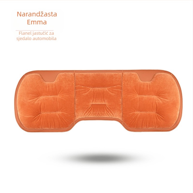 Jastučić za sjedalo automobila - površina: vunasta pletena tkanina; punilo: flanel pamuk; zima; set od više komada
