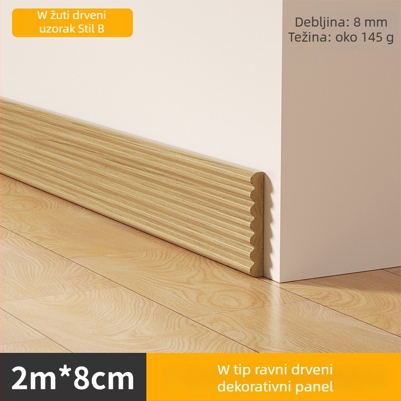 Ljepljeni prag s imitacijom drveta - samoljepljiv, vodootporan NBR materijal - Xiangzhen