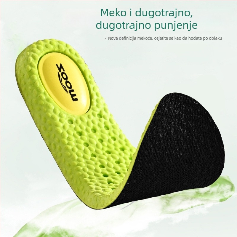 PU ulošak za cipele – deodorirajući, prozračan, apsorpcija udaraca, potpuni ulošak, model 5080-19, stil: brtveni ulošak (gasket), za sportske i svakodnevne cipele, unisex