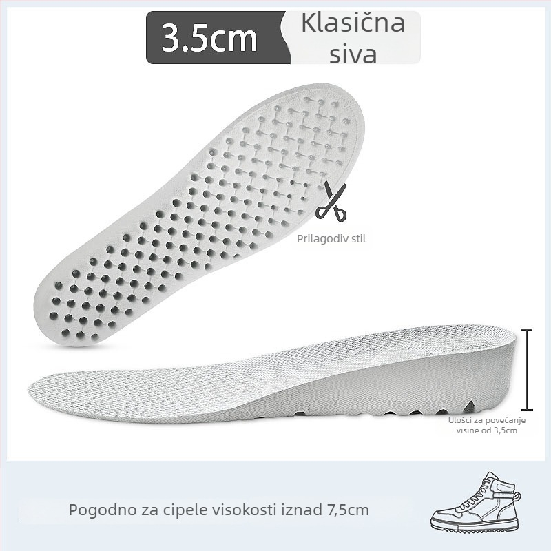 Povišujuća uloška za obuću — PU materijal, Double, model 5011, cijela uloška