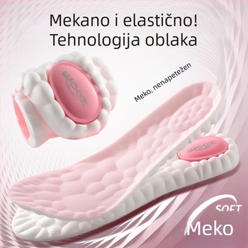 Uložak za obuće 5173-8: PU ekološki materijal, protiv vlage, reljefni uzorak, puna uložak