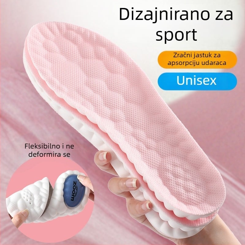 Uložak za obuće 5173-8: PU ekološki materijal, protiv vlage, reljefni uzorak, puna uložak