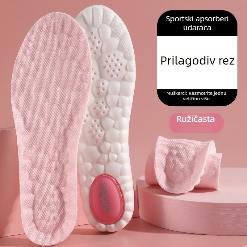 Uložak za obuće 5173-8: PU ekološki materijal, protiv vlage, reljefni uzorak, puna uložak