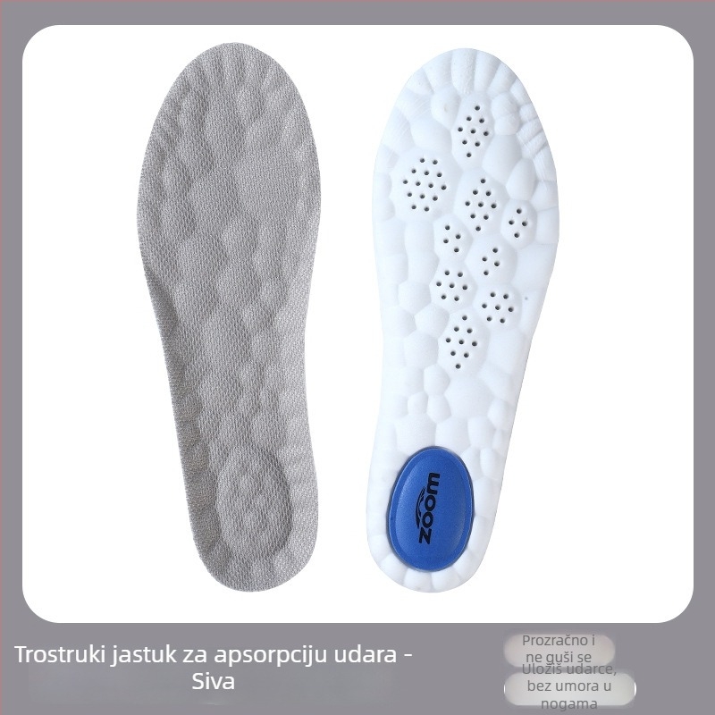 PU sportske uloške, unisex, cijele dužine, apsorpcija udaraca, pogodne za sportske tenisice