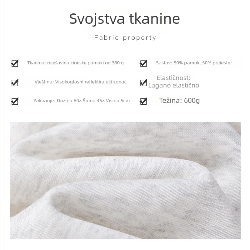Muške casual hlače ravnog kroja, srednji pojas, s pojasom, 380-gramna pamukova smjesa