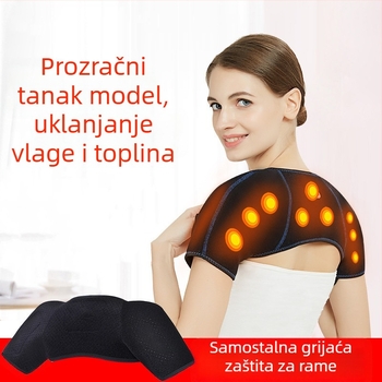 Samopodgrijajući zaštitni jastučić za rame s infracrvenom i turmalinom – za odrasle, odbojka, poliester vlakno