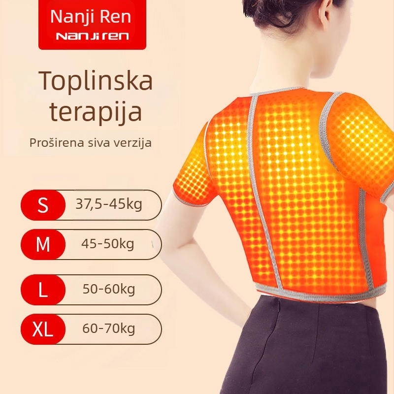 Thousand Leaves Mugwort-Heated Shoulder Wrap – unisex zaštitna oprema, poliestersko vlakno