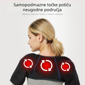 Rhotaffy samopodgrijavajući jastučić za rame - daleko infracrveno zračenje, turmalinska terapija - poliestersko vlakno