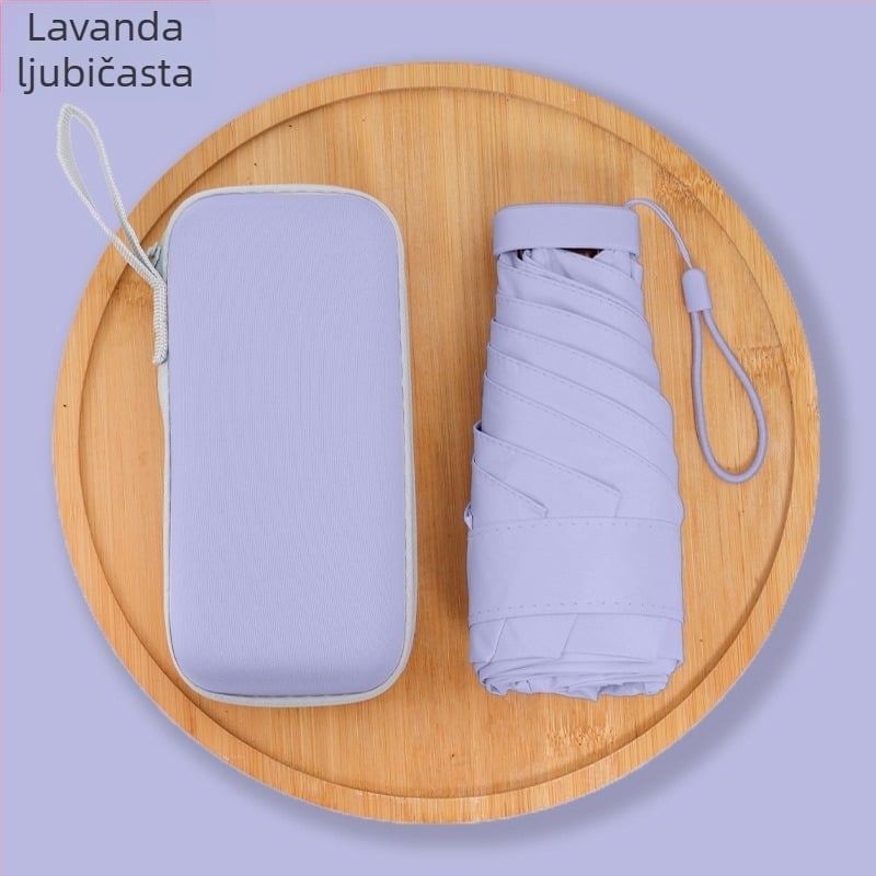 Petdijelni sunčanik i kišobran, ručno otvaranje, 6 rebara, UPF > 50, 210T tkanina