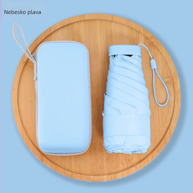 Petdijelni sunčanik i kišobran, ručno otvaranje, 6 rebara, UPF > 50, 210T tkanina