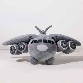 Plišani privjesak s motivom Dongfeng-1 rakete, transportnog zrakoplova Y-20 i podmornice; kratka pliš verzija, punilo od PP pamuka, prilagodljivo prema nacrtima