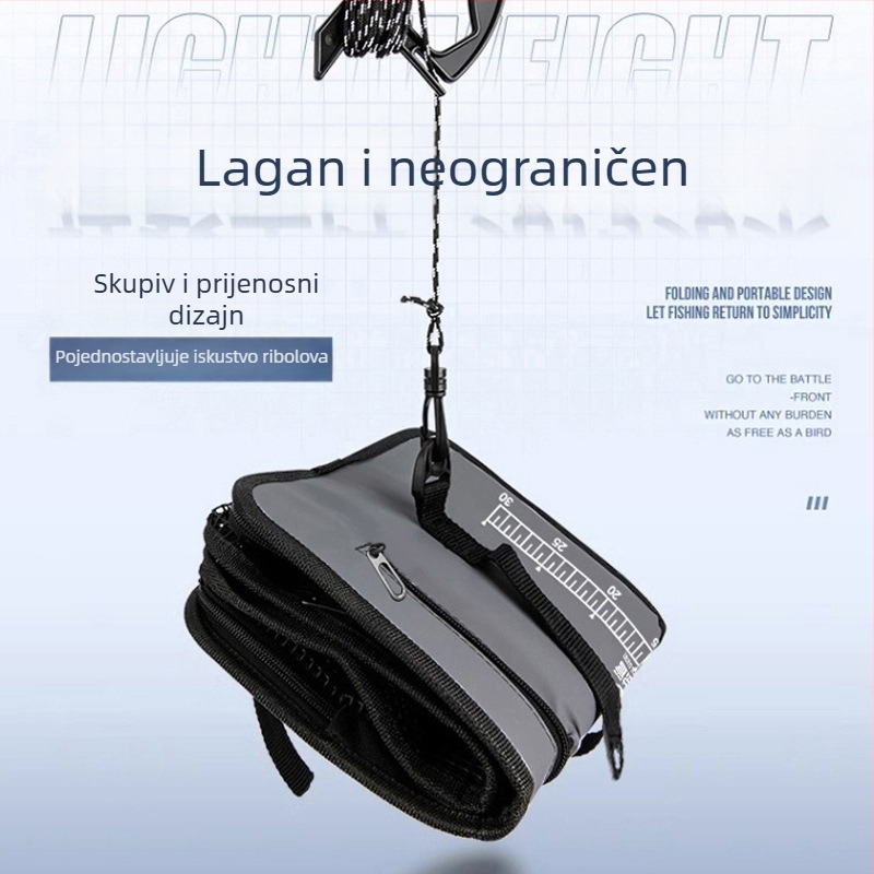 Koš za zaštitu ribolova – plutajući, brzo sušeći, prijenosni najlonski pribor za morski i stijenski ribolov (Brend: Fishing Manager)