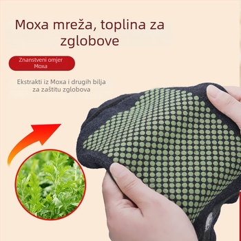 Kašmírova koljenka s vunenim fleeceom za zimu, zaštita koljena, održavanje temperature