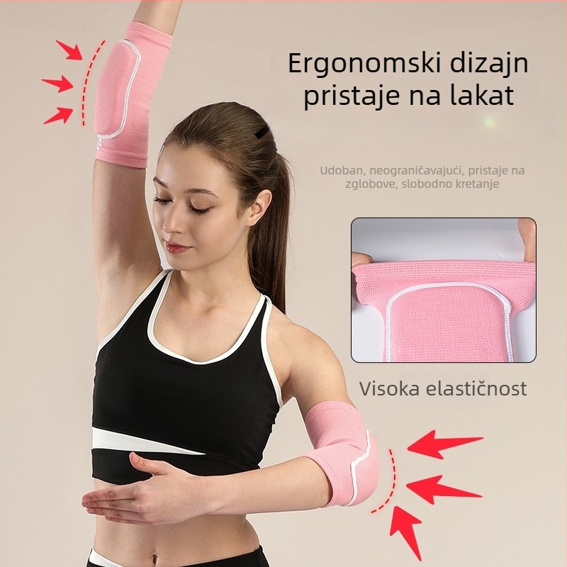 Zaštitnik za lakat – poliester vlakno, dvostruka konstrukcija, universalno za sve uzraste, za ples, odbojku i rolera