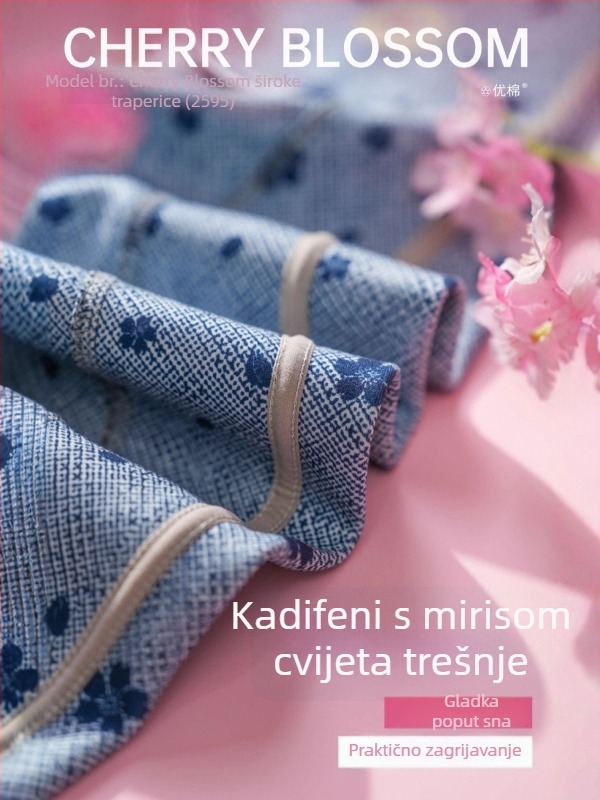 Traperice širokih nogavica – debele za jesen/zimu, casual, japansko-korejski stil (Materijal: Poliester 50–70%, Rayon 30–50%; Debljina: Debela; Elastičnost: Blaga)