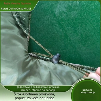 Spavaća vreća za odrasle, tip omotnice, punjenje od šuplje pamuka, podstava poliester, tkanina poliester, konstrukcija tipa omotnice, težina 1-3 kg