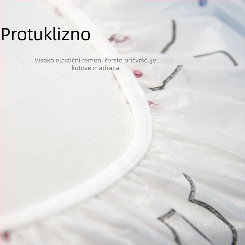 Jednokratna navlaka za madrac – otporna na prašinu, prijenosna, debela; SMMS netkano tkanina