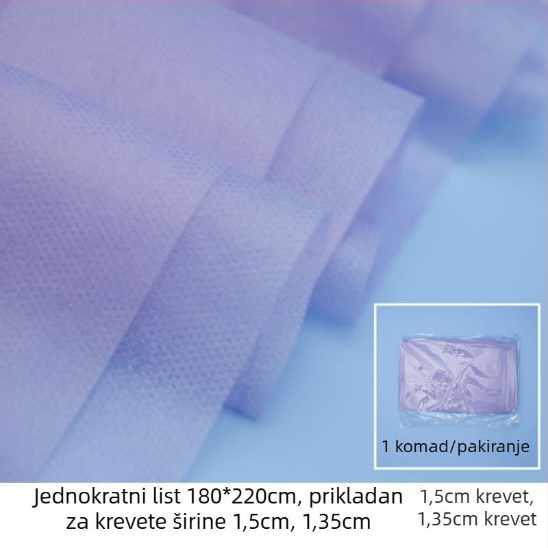 Jednokratna navlaka za madrac – otporna na prašinu, prijenosna, debela; SMMS netkano tkanina