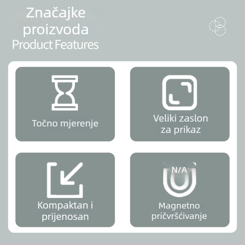 Elektronički odbrojivač vremena s velikim LED zaslonom, baterijsko napajanje, alarm i kronograf