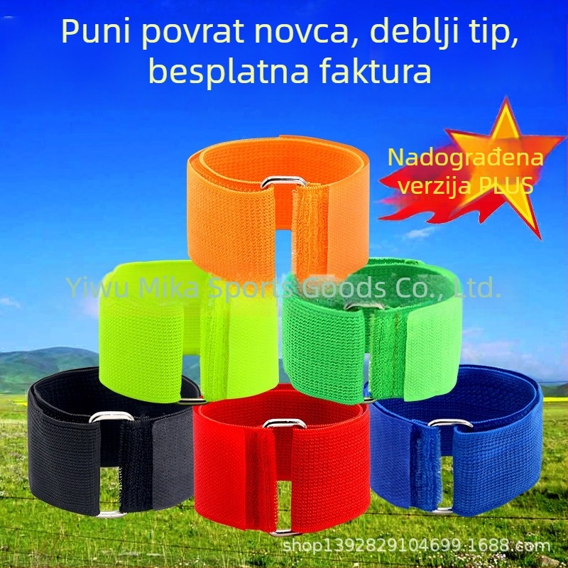 MAICCA Trening pojas za dvije osobe s tri noge – Oxford tkanina, gumeni pojas, Velcro, prilagodljivo za nogomet