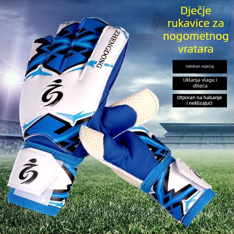 Nogometne vratarske rukavice s zaštitom prstiju, za trening i natjecanja – model ZD616, Zhengdong marka