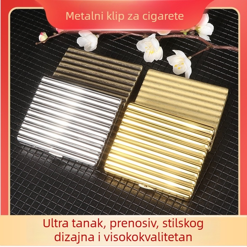 Plastična kutija za cigarete, 10 komada, prijenosna, dizajn s kartičnim otvorom, otpornost na deformacije, mogućnost prilagodbe logotipa