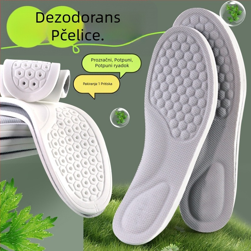 PU ulošci za cipele – upijanje znoja, prozračnost, antibakterijski, dezodorirajući, cijela uloška, za sportske, kožne, casual i topla obuća, unisex