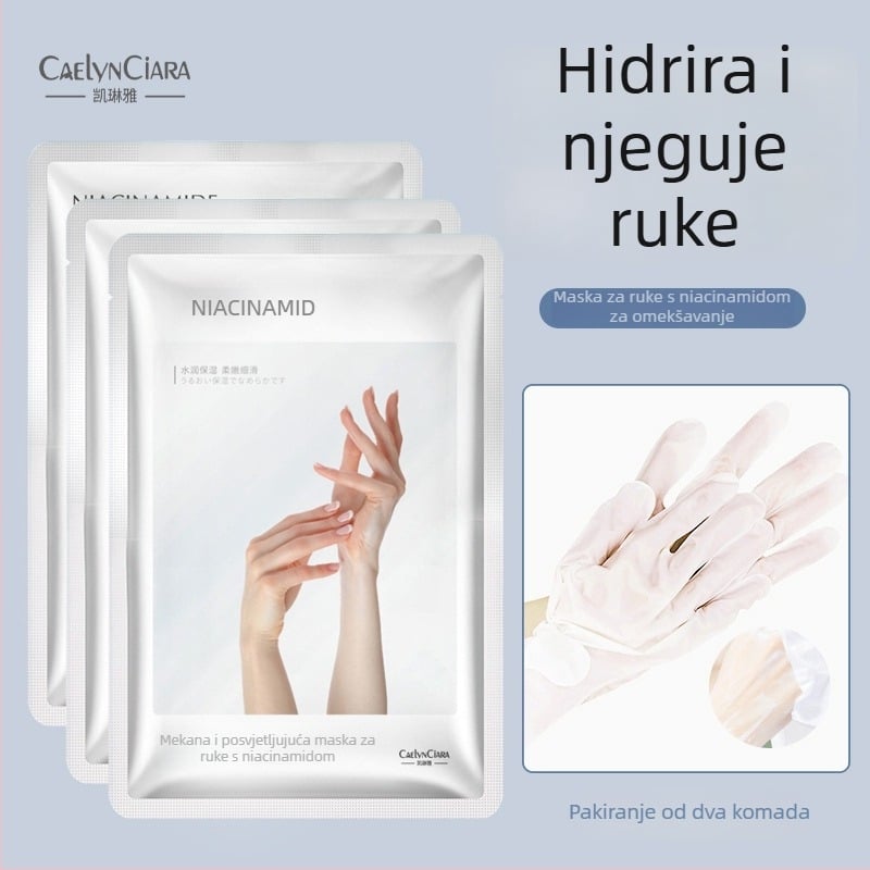 Maska za ruke s niacinamidom – Hidratacija, Posvjetljivanje tena, 36 g pasta Kalinya