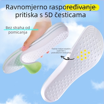 PU sportske uloške za muškarce i žene, puna uloška, apsorpcija znoja, prozračne, anti-skliže, ublažavanje udaraca