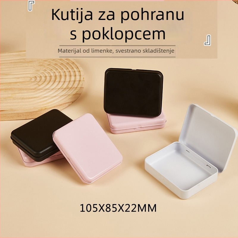 Kutija za cigarete od limenog lima, kvadratni metalni spremnik, offset tisak, prijenosna kutija, model YCSTOO-SY-105085022-XH, prilagodljivo