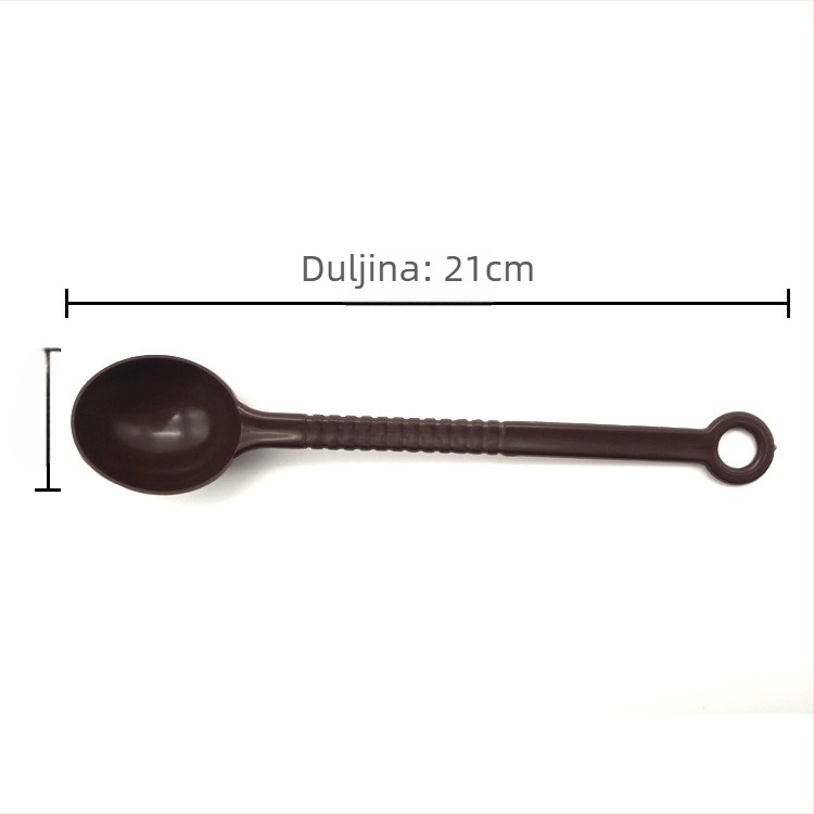 Žličica za čaj s mlijekom – plastična, namijenjena odraslima, bez logotipa, jednostavan stil