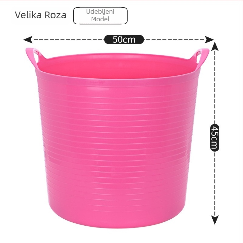 Izolirana plastična kanta za kupanje za bebe i djecu – dvostruki dizajn