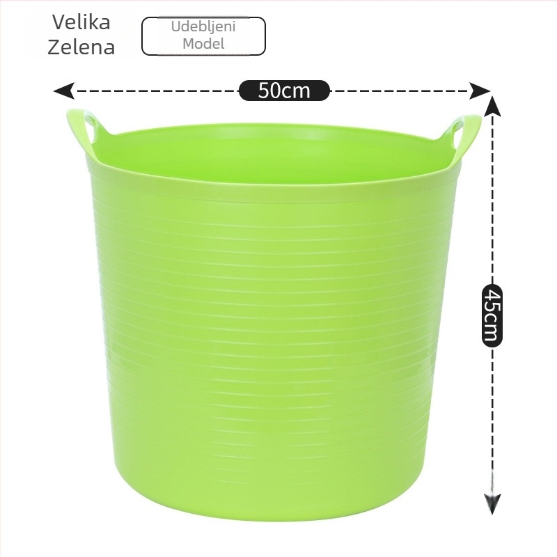 Izolirana plastična kanta za kupanje za bebe i djecu – dvostruki dizajn