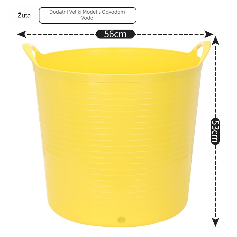 Izolirana plastična kanta za kupanje za bebe i djecu – dvostruki dizajn