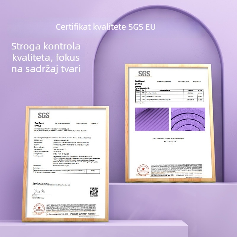 Joga prostirka od NBR, protuklizna, debela i široka, za žene, kućna fitness, 183×61 cm, 20 mm