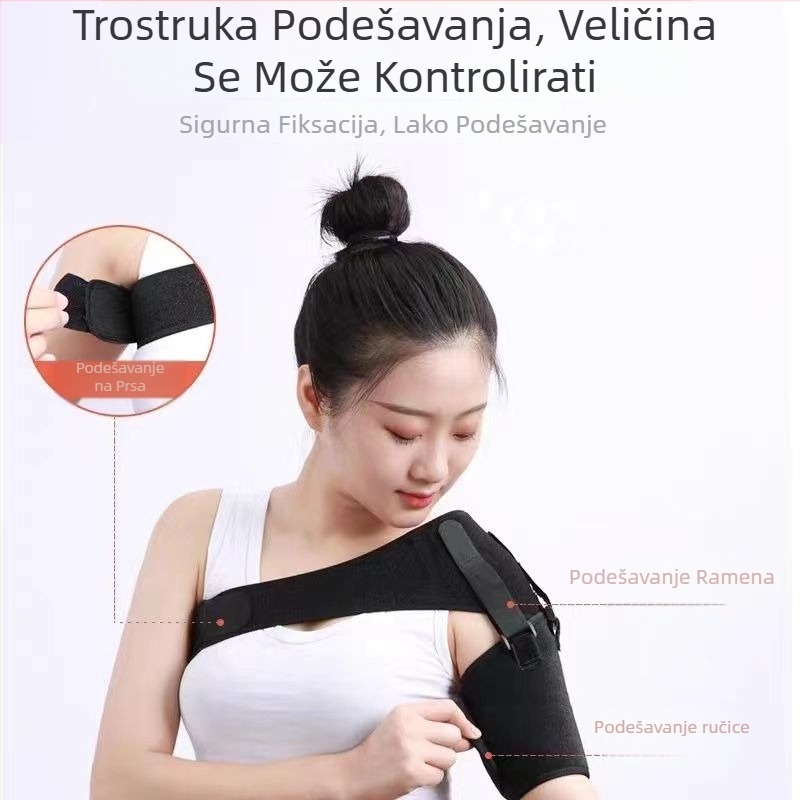 Remen za rame za fiksaciju zgloba ramena – oprema za rehabilitaciju, materijal Spandex, Specifikacije 012, za odrasle, Pakiranje 50, Ramenski jastučić