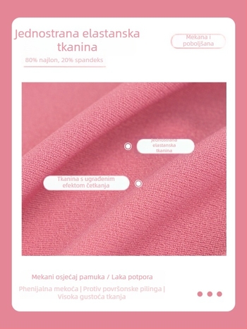 Ženski dugački rukav joge i fitness top s ugrađenim košaricama u obliku kapljice, plisirani detalji, uski kroj, prozračni materijal nylon-spandex.