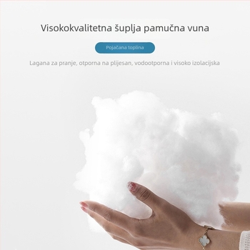 Spavaća vreća u obliku omotnice s digitalnim kamuflažom – Hollow Cotton izolacija, poliester podstava, poliester tkanina, 2500 g