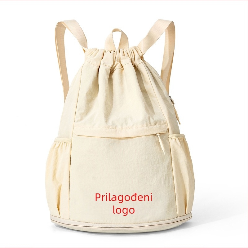 Sportski ruksak, unisex, poliester, vodootporan i otporan na habanje, zakrivljeni kaiševi za ramena, pogodan za košarku, nogomet, tenis i badminton