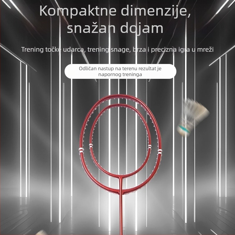 Guangyu badminton raketa s karbonskim okvirom, težina 75–79 g, držač G5, pravilan udarac, za amatere i juniore