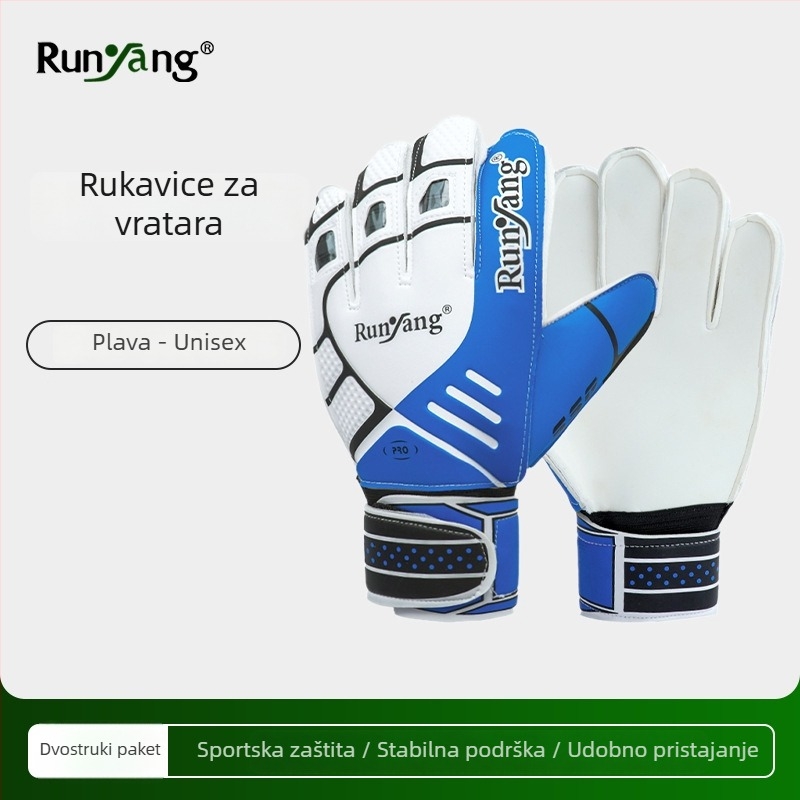 Rukavice za vratara nogometa, lateks-spužvasti materijal, unisex, za trening, Moisturize marka, mogućnost prilagodbe