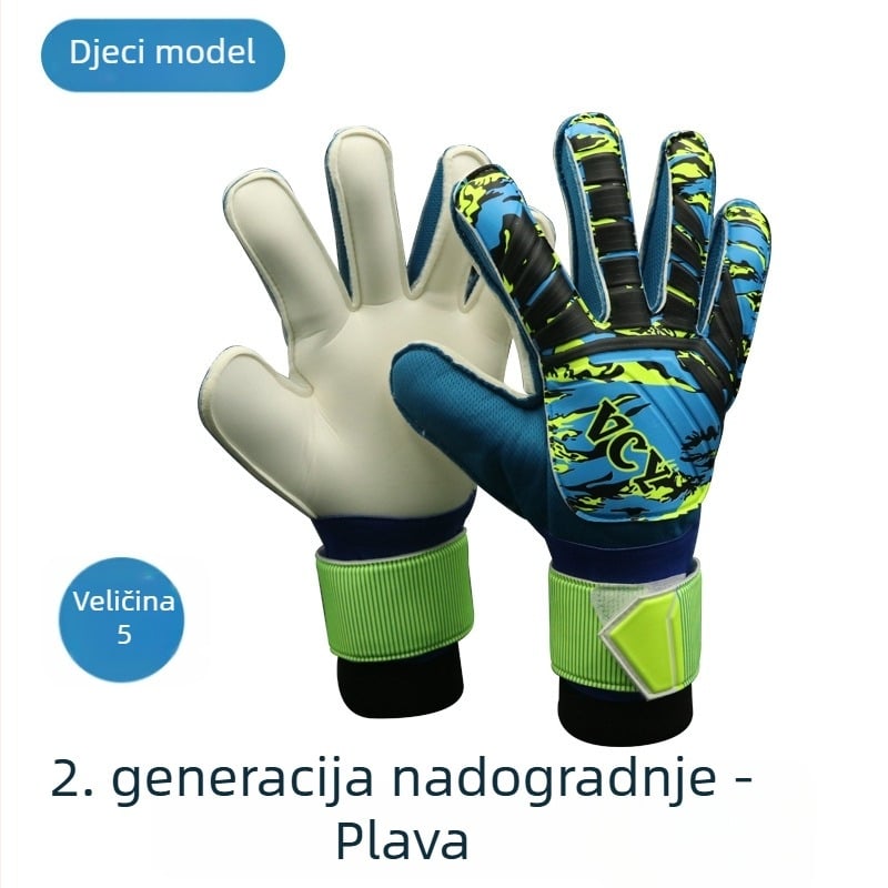 MAICCA Dječje rukavice vratara – latex s zaštitom prstiju, unisex za nogomet