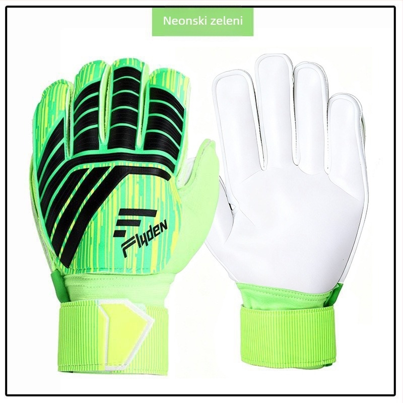 FDsport latex rukavice vratara, unisex, za nogomet, s zaštitom prstiju