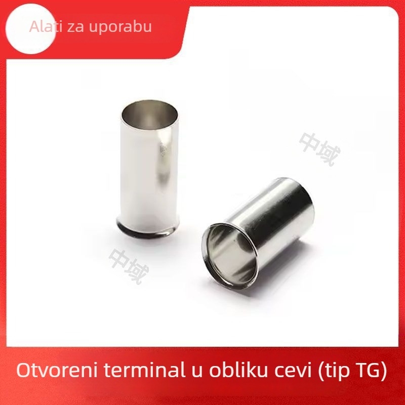 Cijevnog tip gola terminal EN serije, hladno presovana terminala, bakrena cijev, terminalno uho