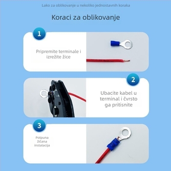 Fanlian Kutija terminalnih blokova — 350 blokova + 328 cijevi za toplinsku kontrakciju, ukupno 678 komada