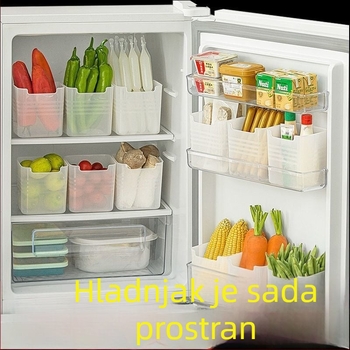 Kutija za pohranu u hladnjaku – jednostavan dizajn, plastična, materijal pogodan za hranu, za voće i povrće, porijeklo Yiwu