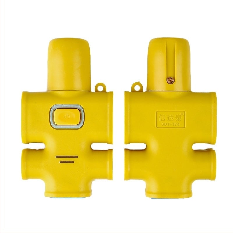 Otpornik na eksploziju podni razvodni blok sa 16 utičnica, prekidačem i indikacijskim svjetlom, bakreni vodiči, PVC kućište, 250V, 3000W