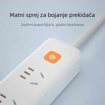 Nanfu produživač s novim nacionalnim standardom, dugi kabel, višestruke utičnice, za dom i studentski dom