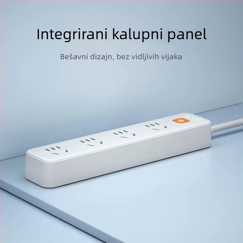 Nanfu produživač s novim nacionalnim standardom, dugi kabel, višestruke utičnice, za dom i studentski dom